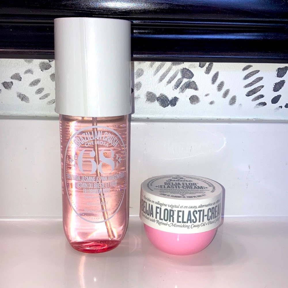 Sol de Janeiro Beija Flor Elasta-cream and Cheirosa 68 mist set-new but opened